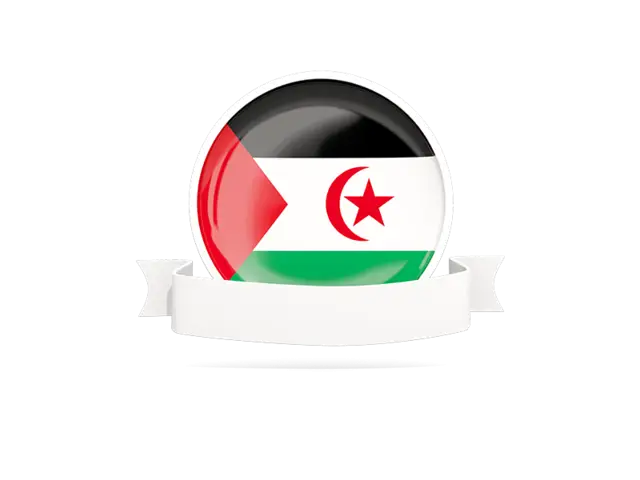 Western Sahara Flag on Sphere