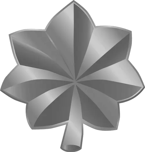 Silver Leaf Emblem