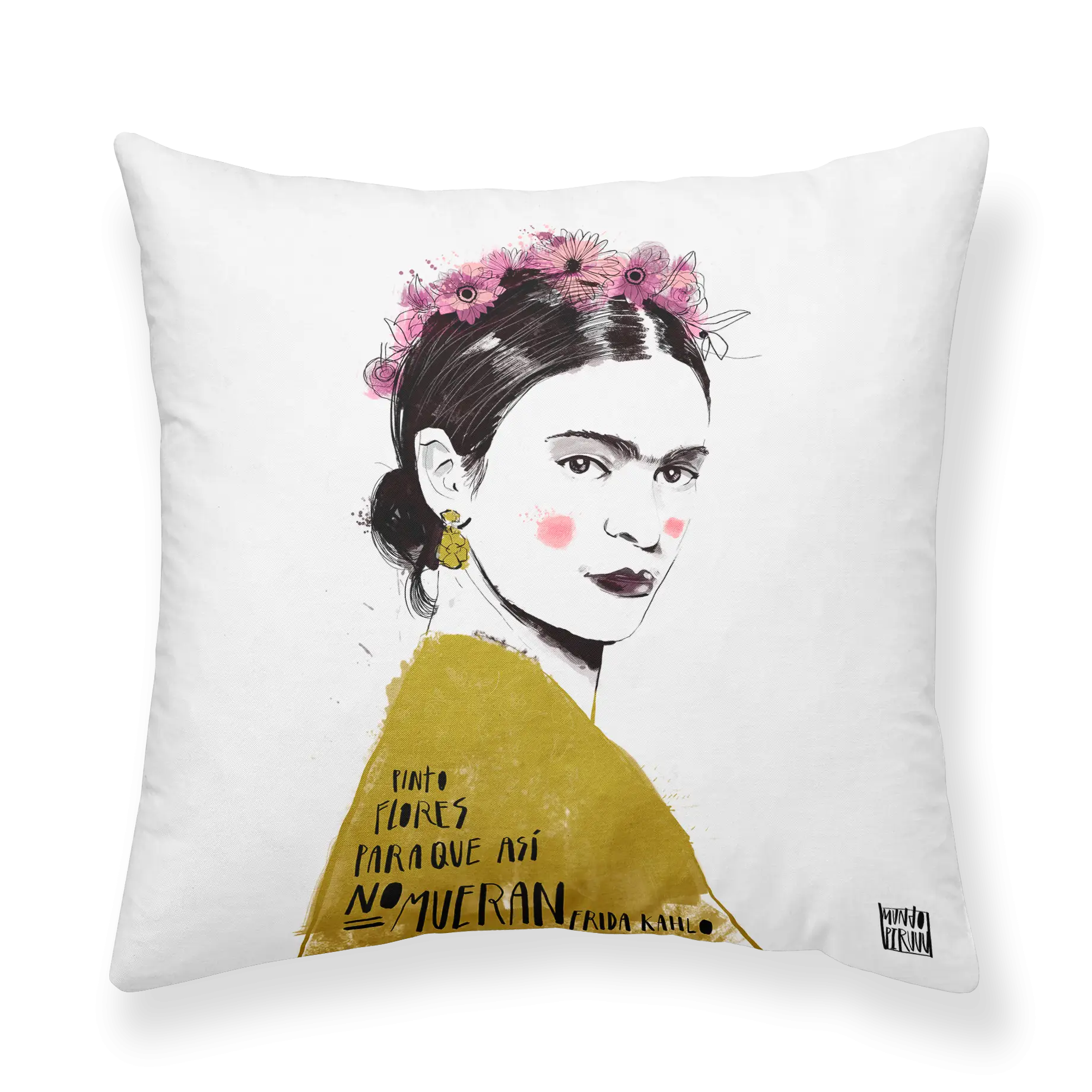 Frida Kahlo Art Pillow