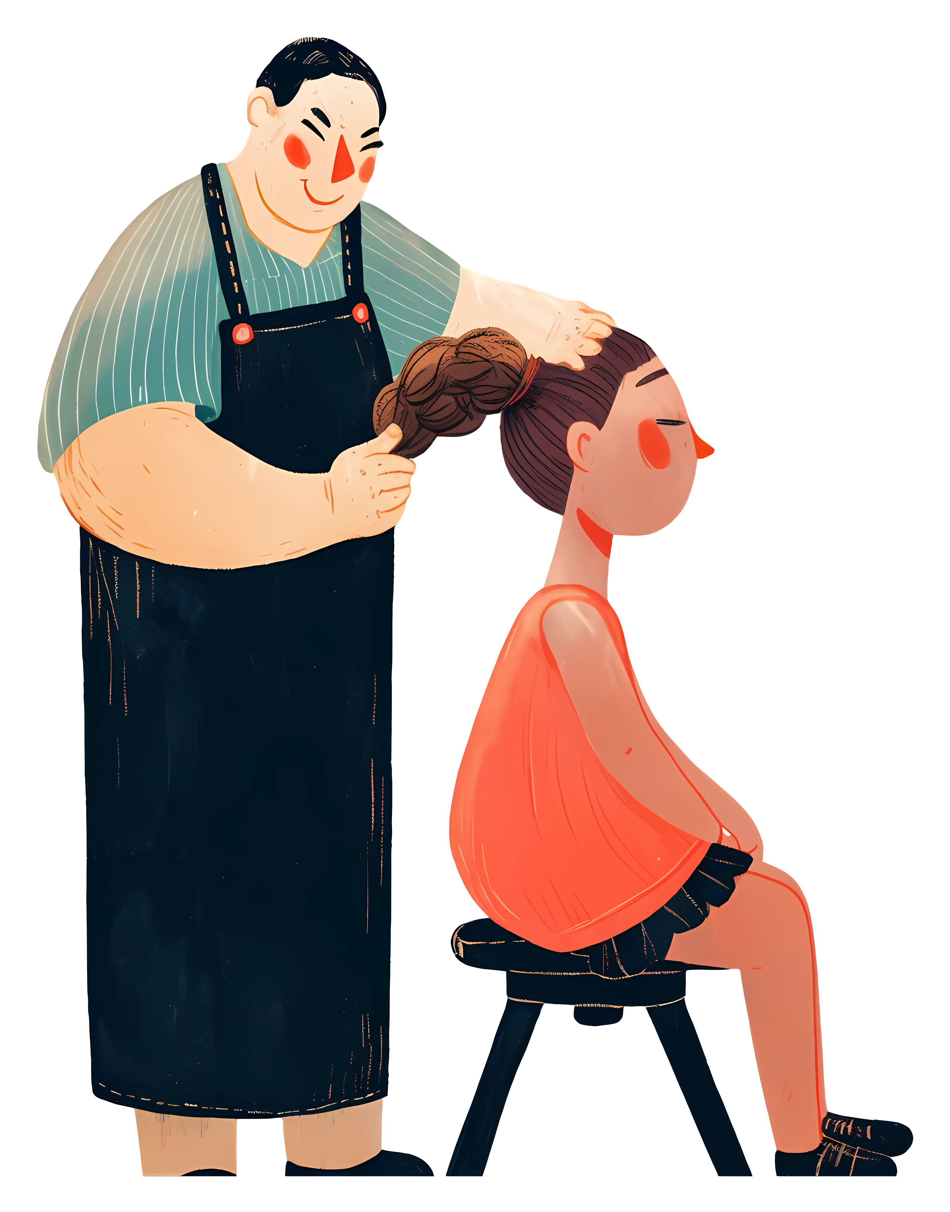 Hair Styling Scene