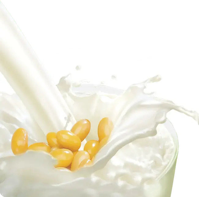 Milk Splash with Soy Beans