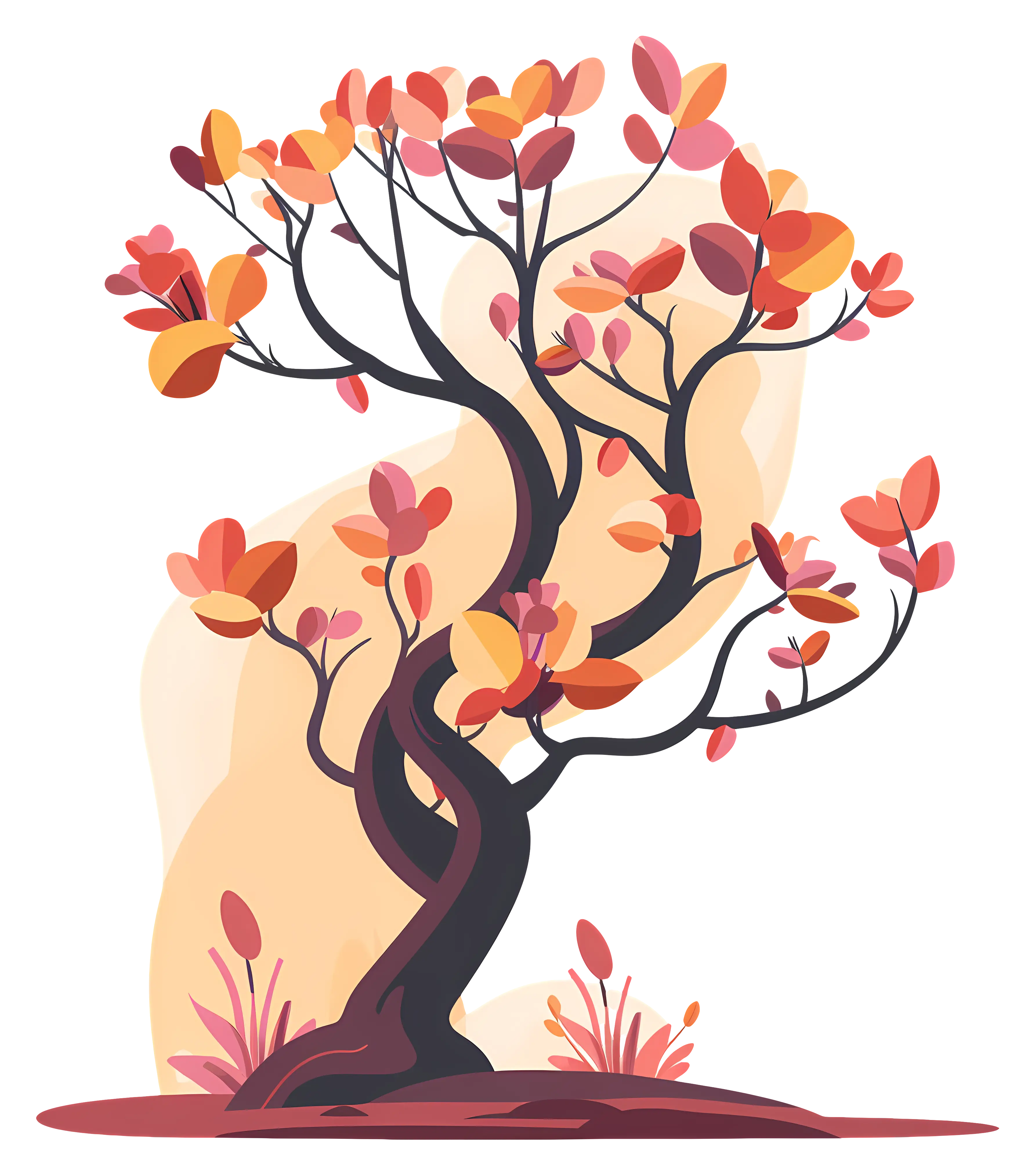 Colorful Autumn Tree