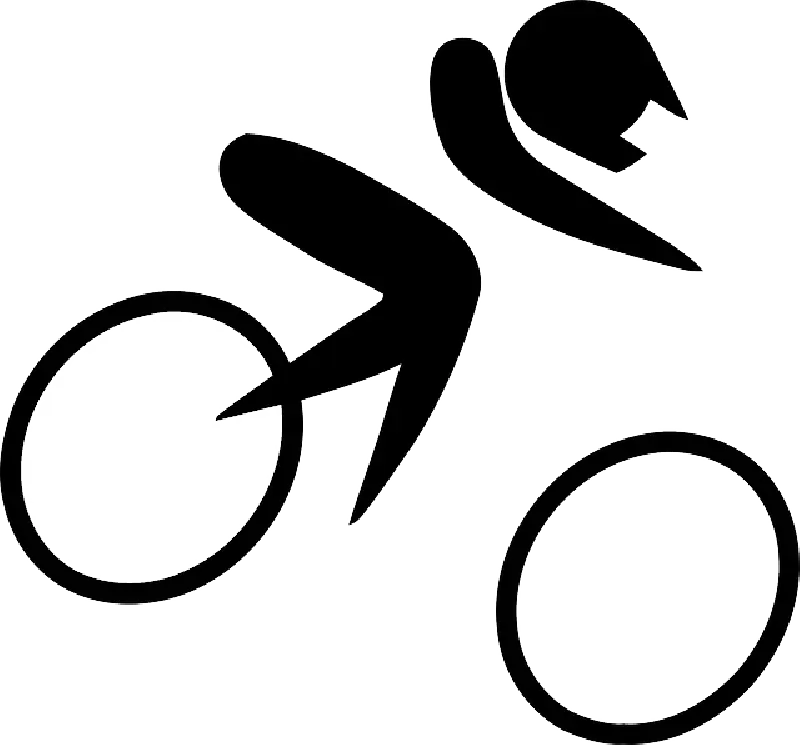 Silhouette of a Bicycle Rider