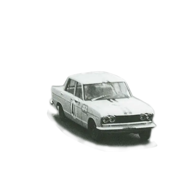 Vintage Car in Black and White