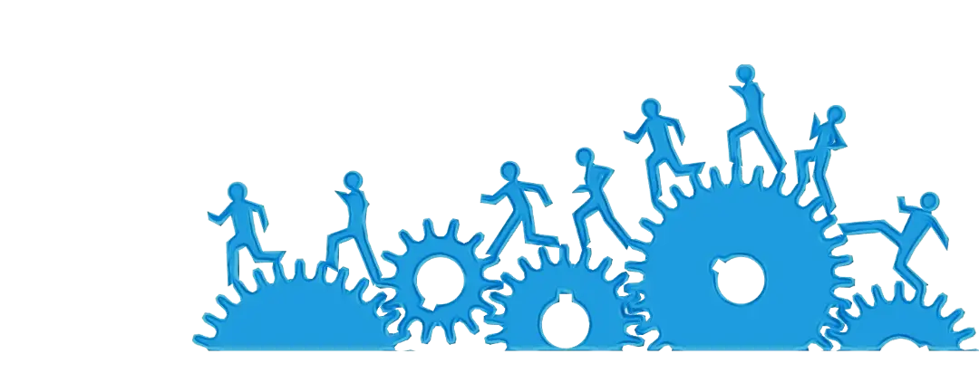 People Working Together on Gears