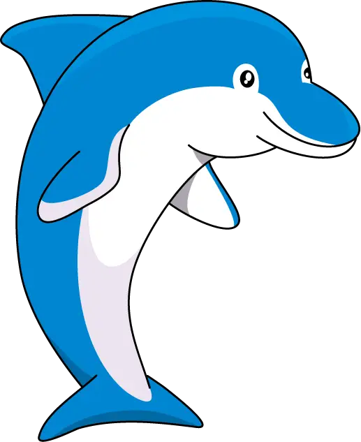 Cartoon Dolphin Illustration