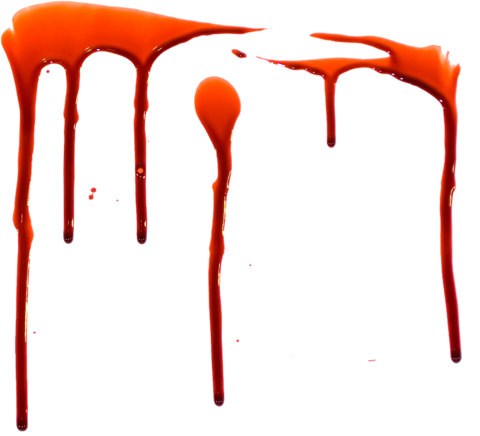 Dripping Red Paint Effect
