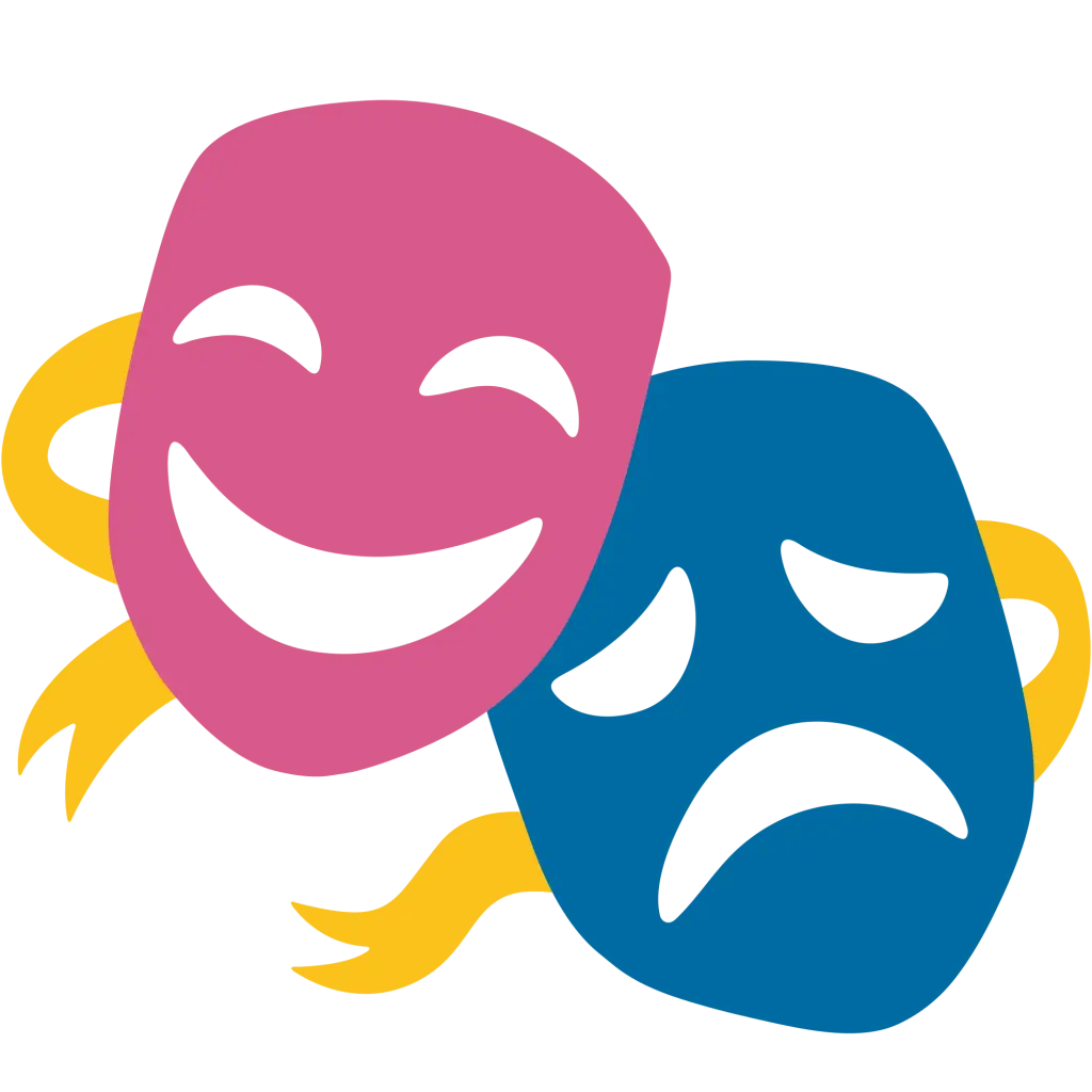 Comedy and Tragedy Theater Masks