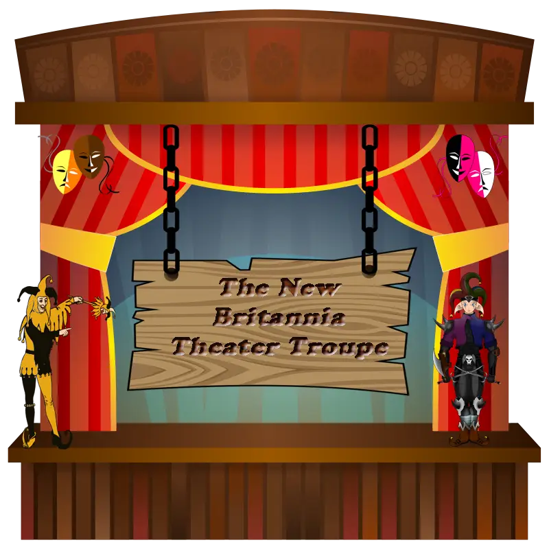 Theater Stage with Performers
