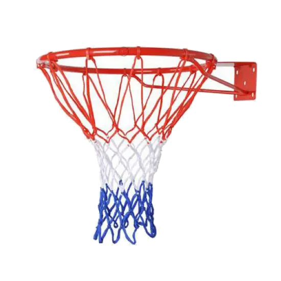 Red Basketball Hoop with Net