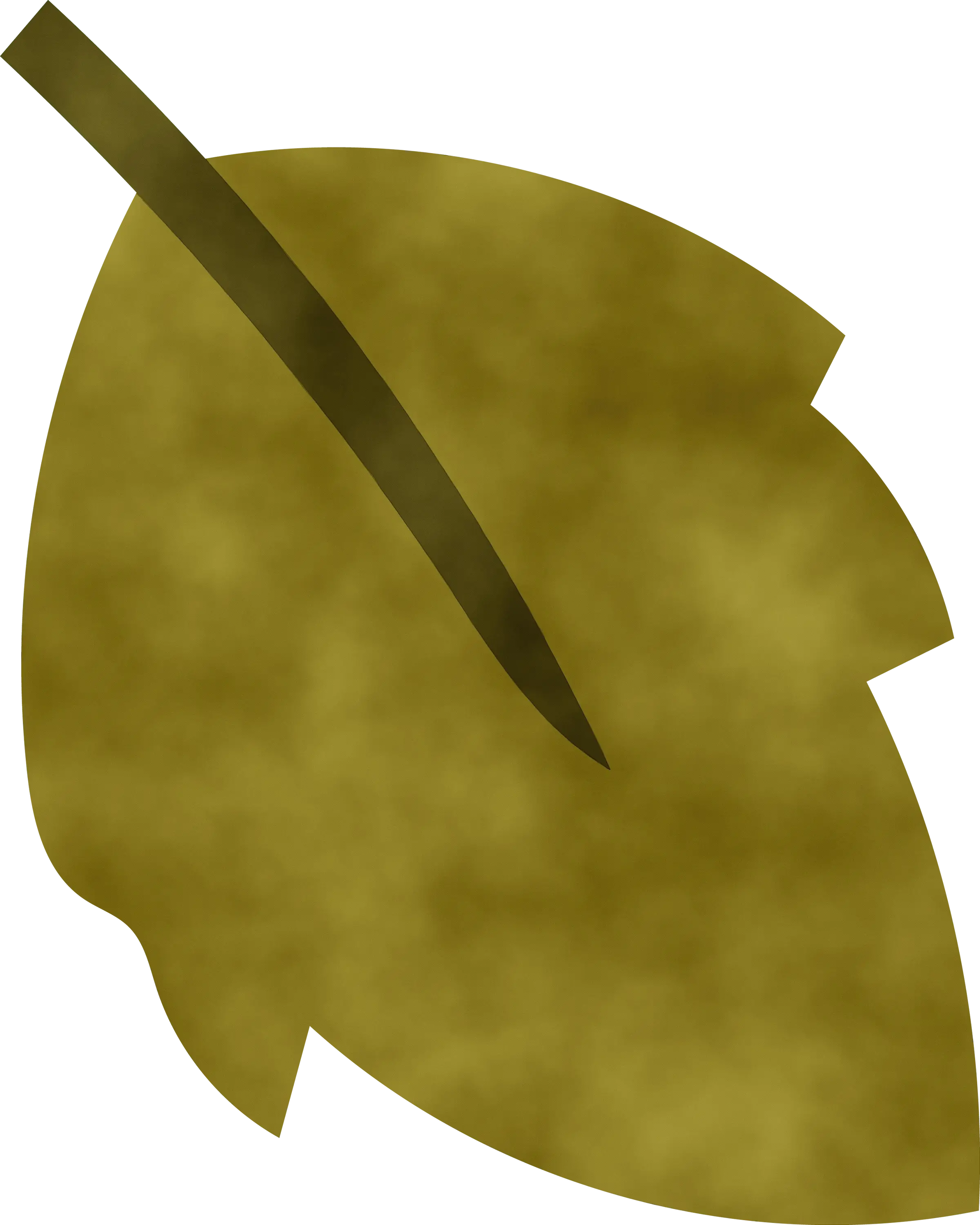Brown Leaf Illustration