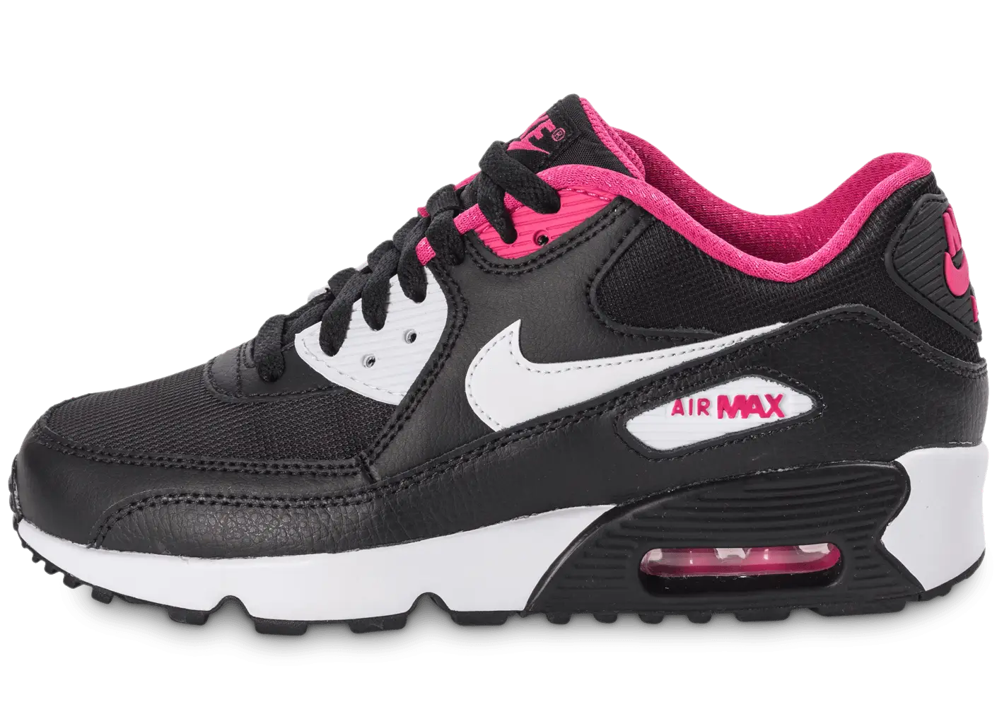 Black and Pink Air Max Sneaker