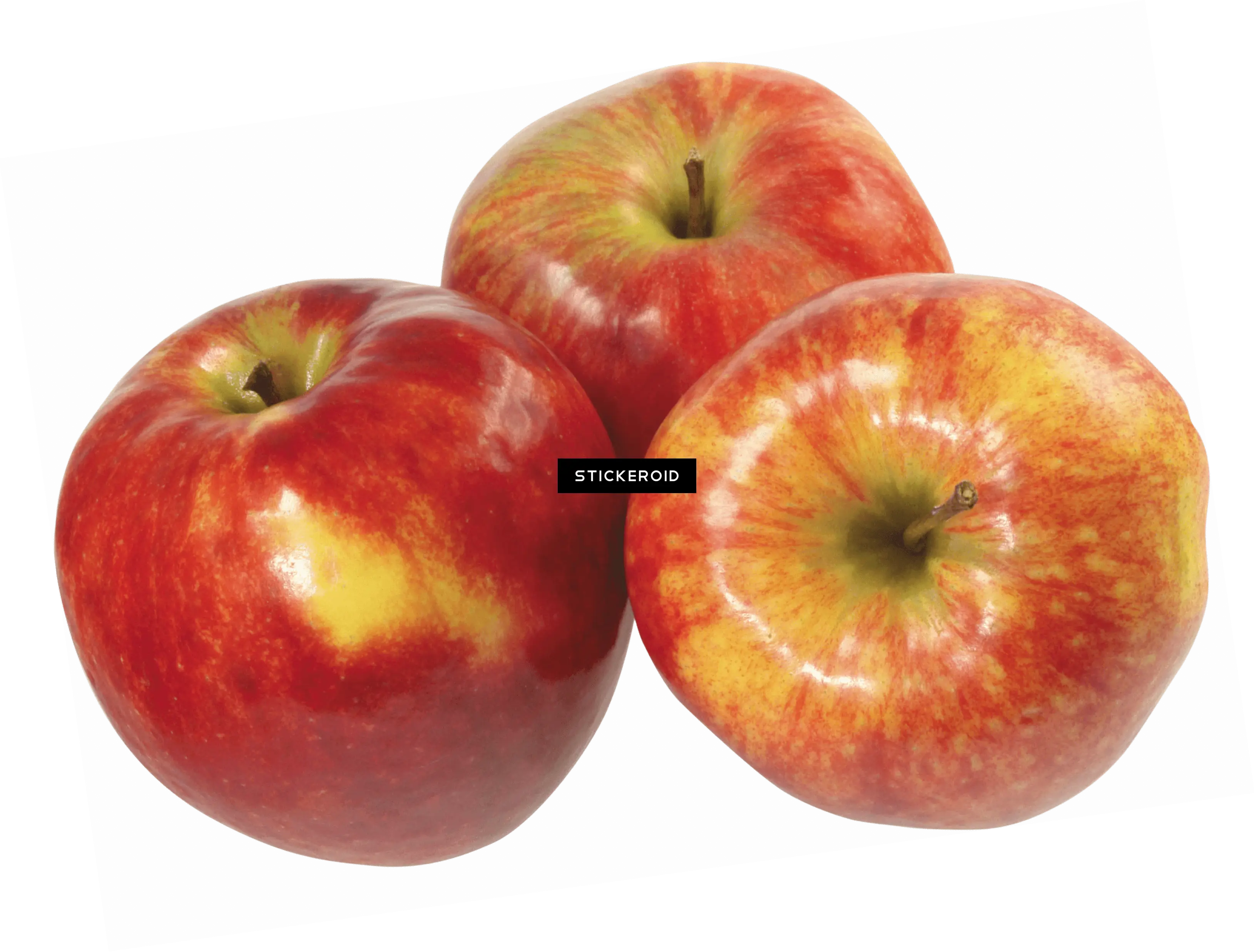 Fresh Red Apples Trio