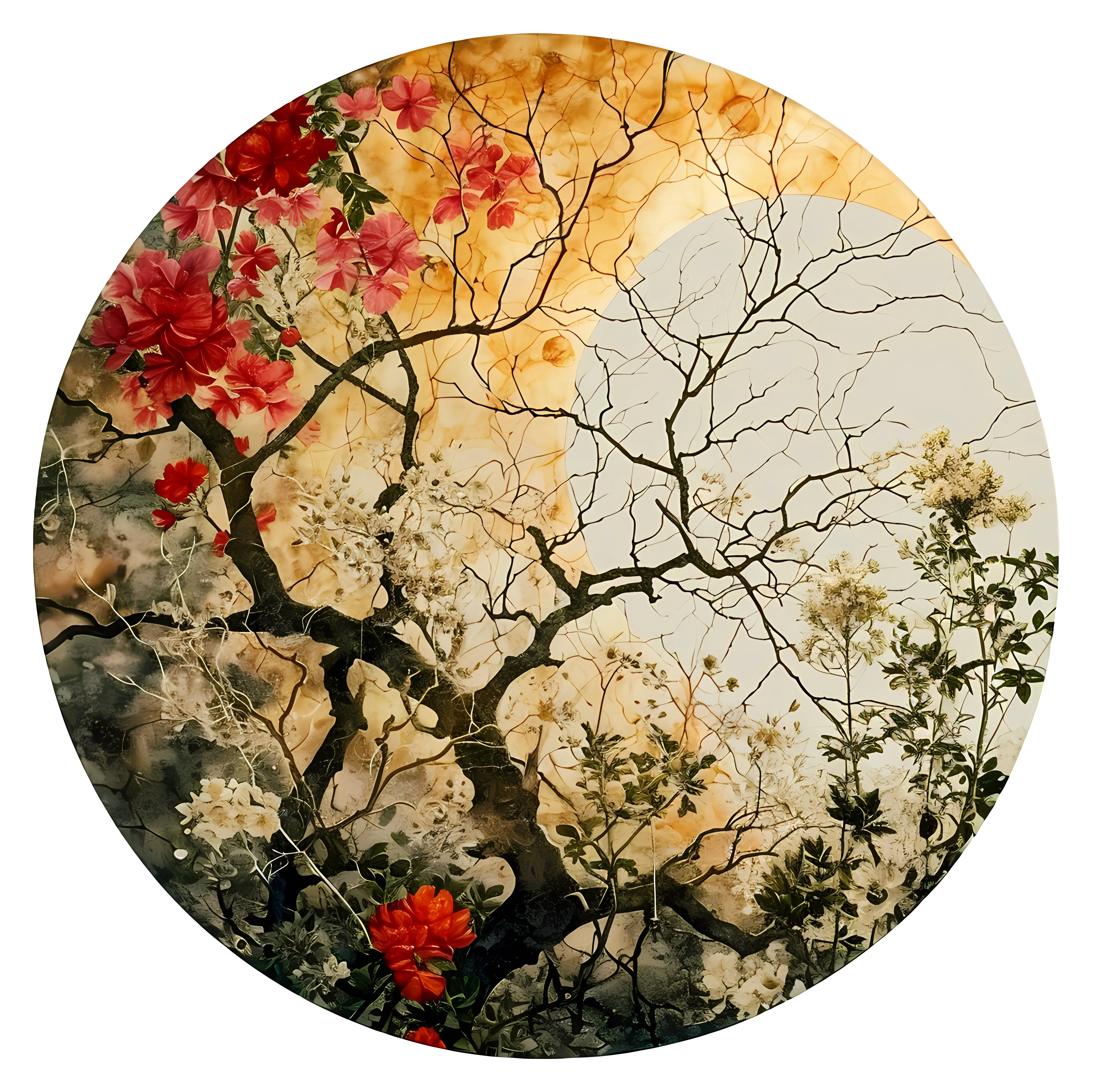 Beautiful Flowering Tree in Spring