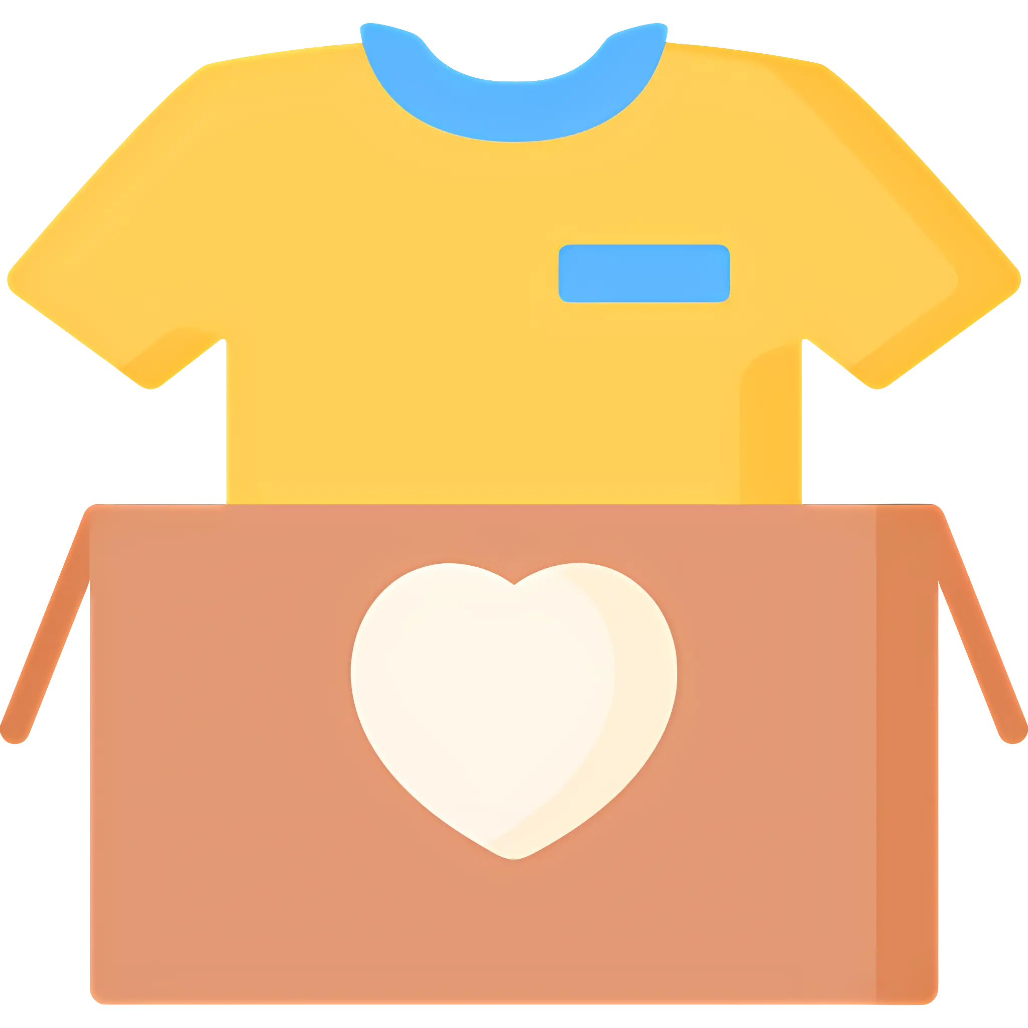 Clothing Donation Box with Heart