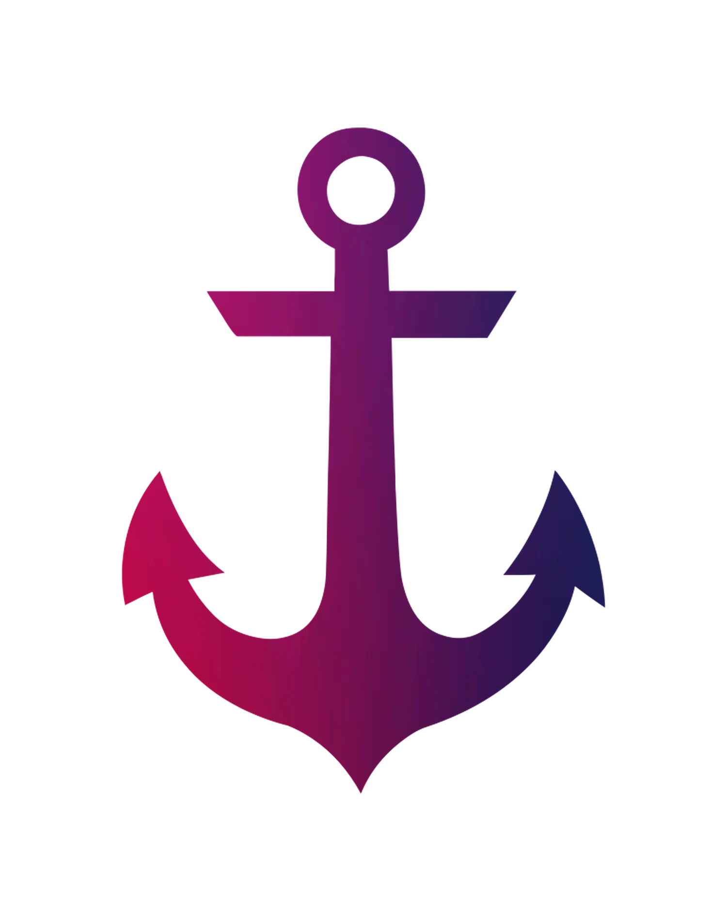 Vibrant Anchor Design Icon
