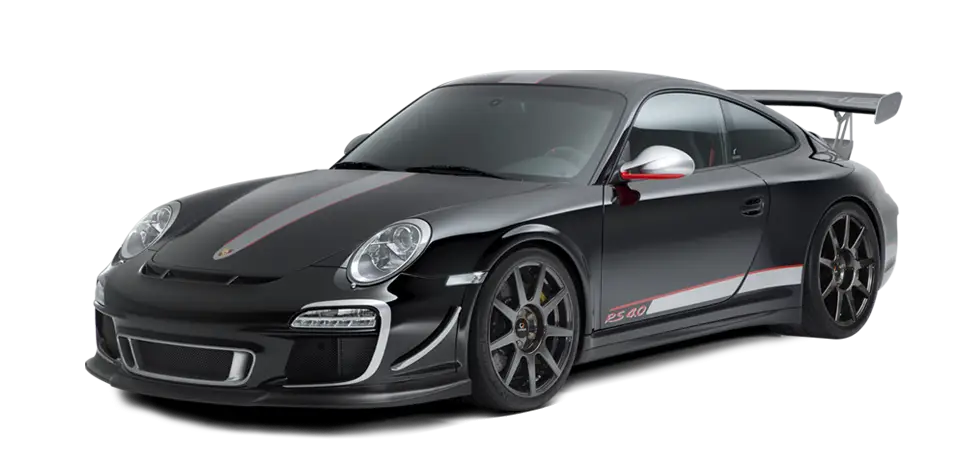 Black High-Performance Sports Car