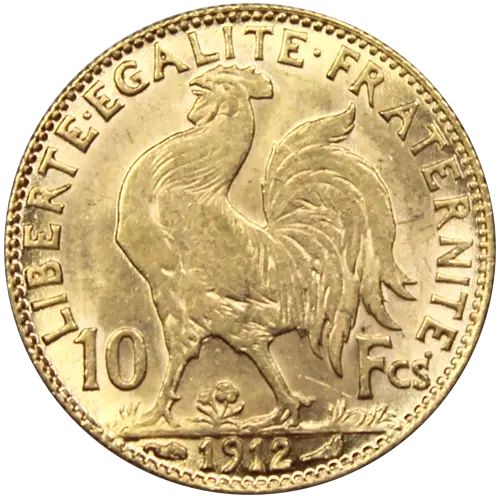 1912 French Gold Coin