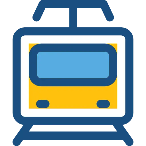 Train Illustration for Transportation Graphics