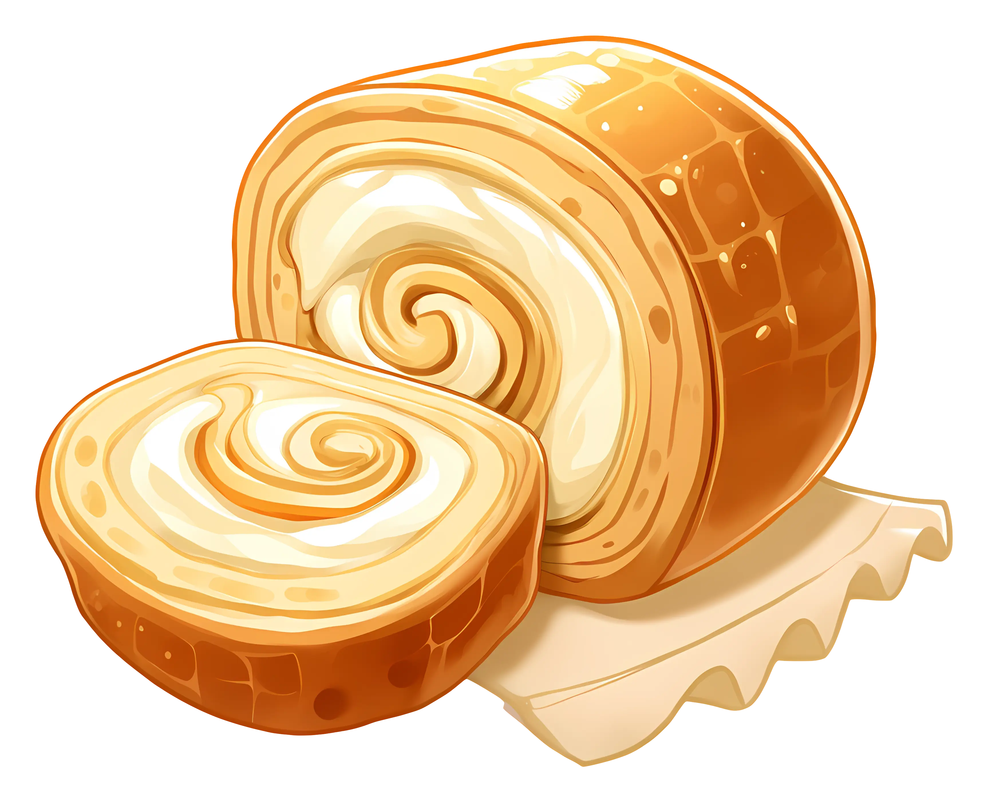 Delicious Cream Roll Pastry