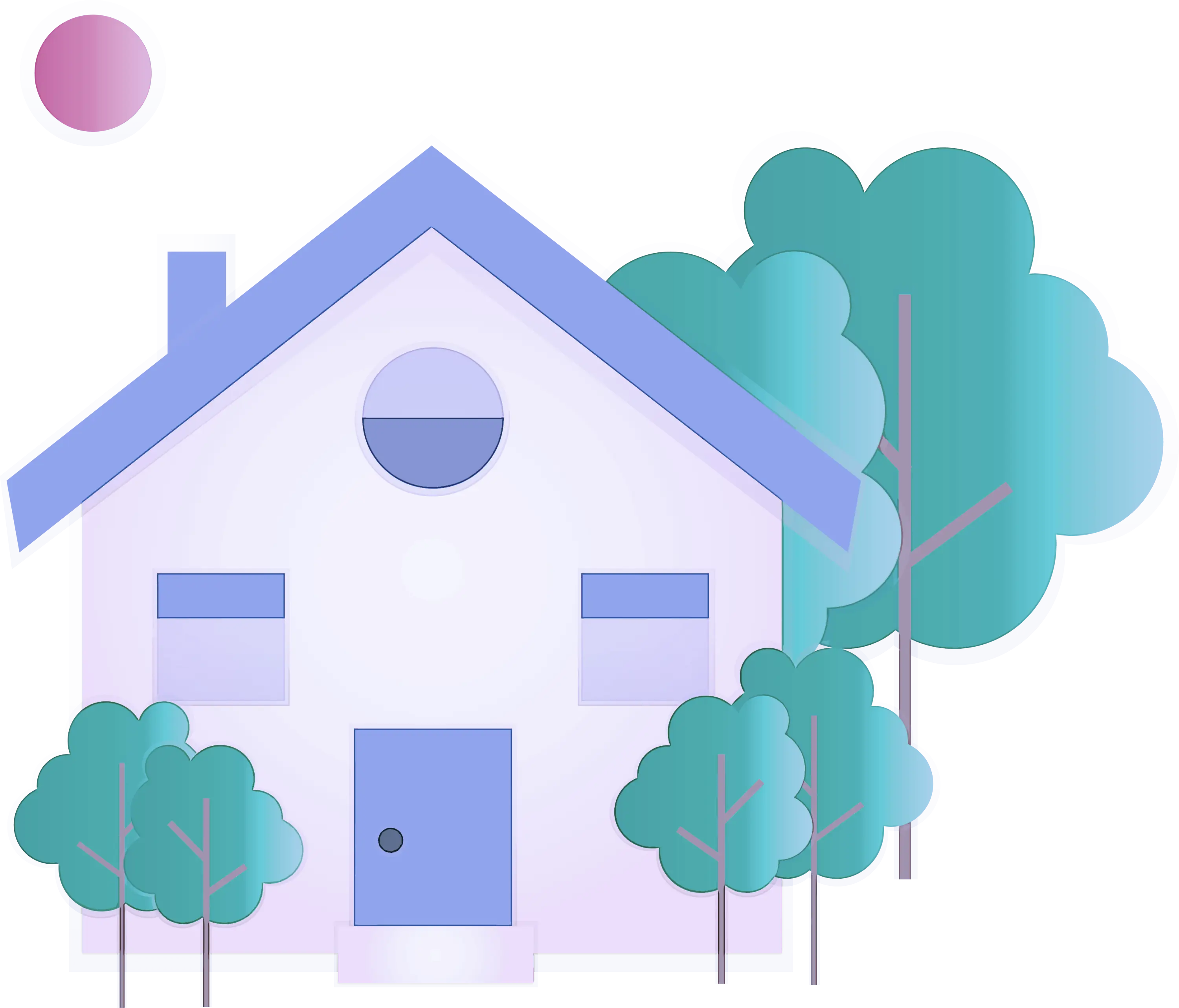 Small Cute Doodle House