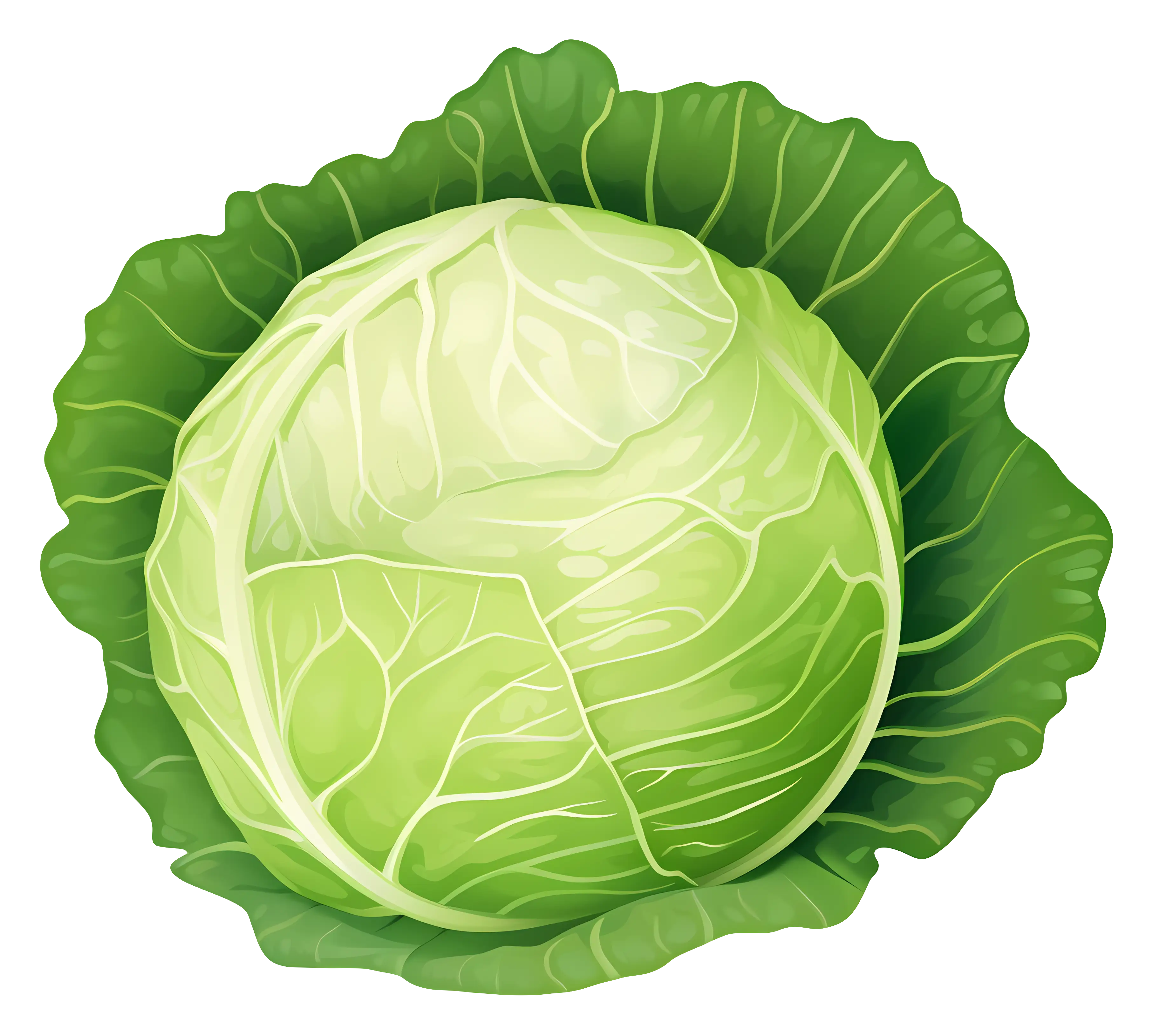 Fresh Green Cabbage Vegetable