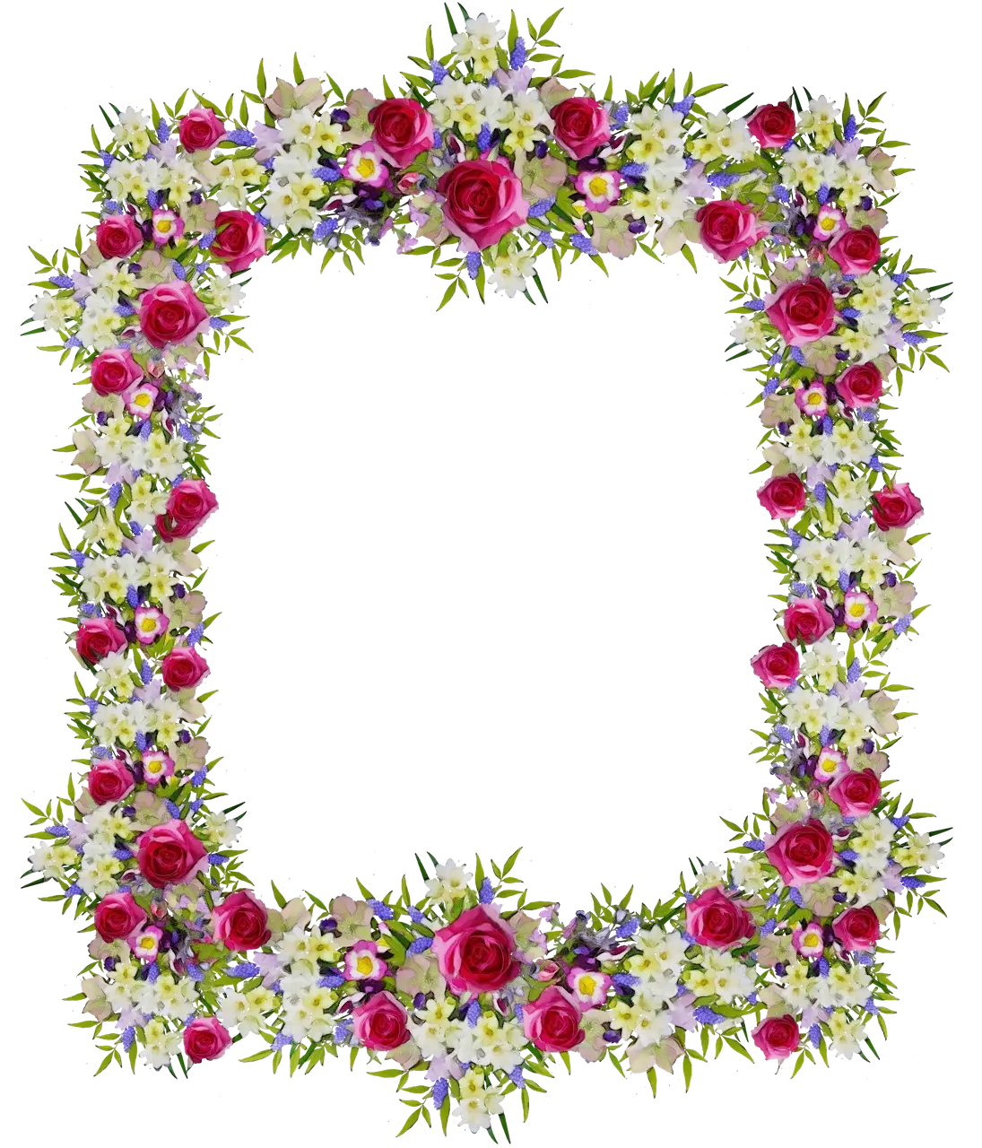 Beautiful Flower Frame Design