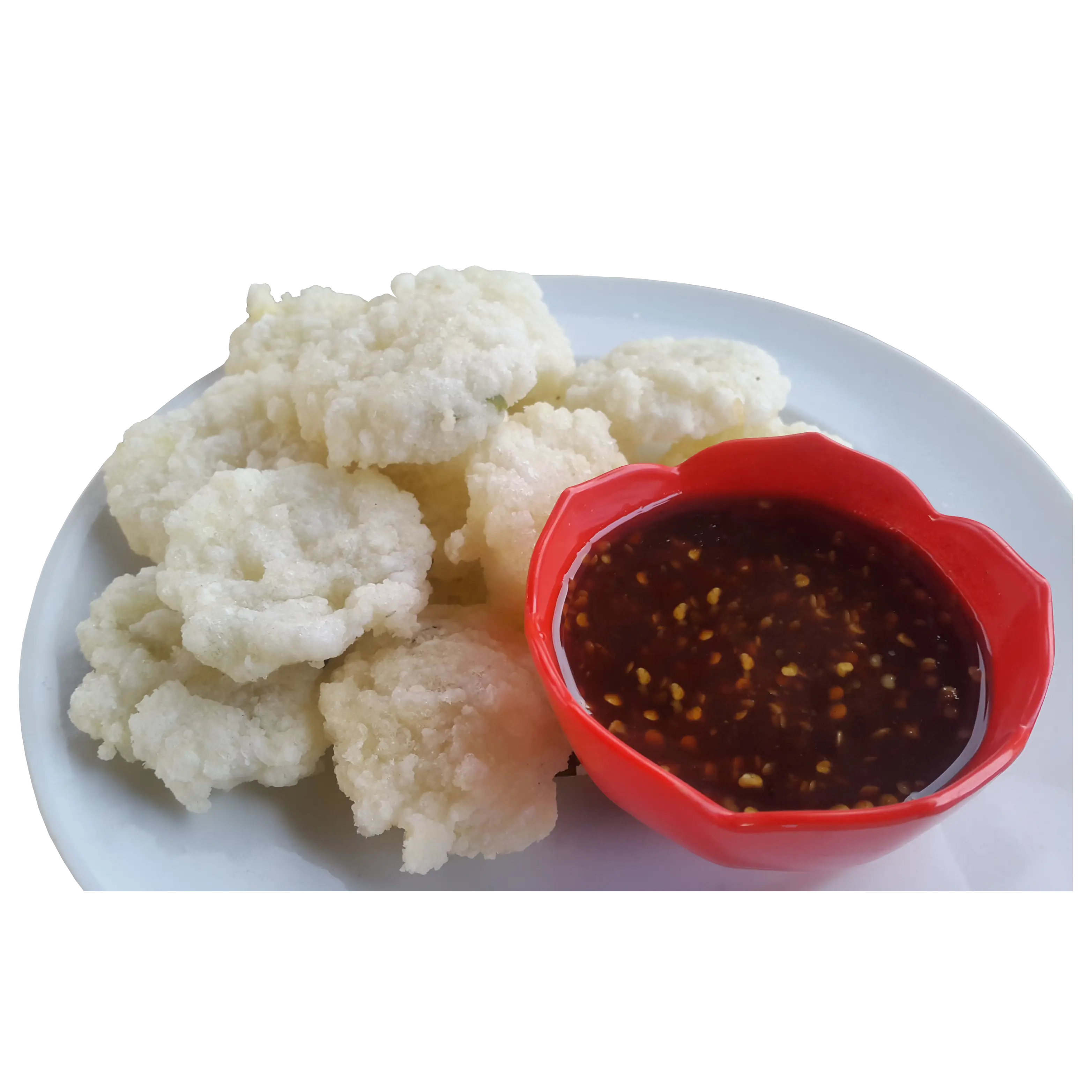 Fried Food with Dipping Sauce