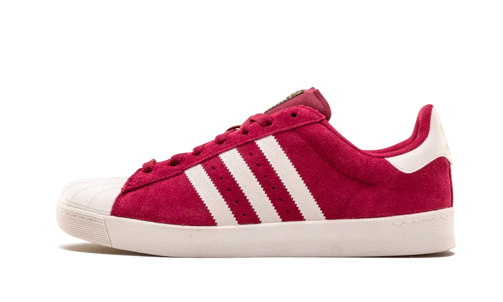 Red Sneakers with White Stripes