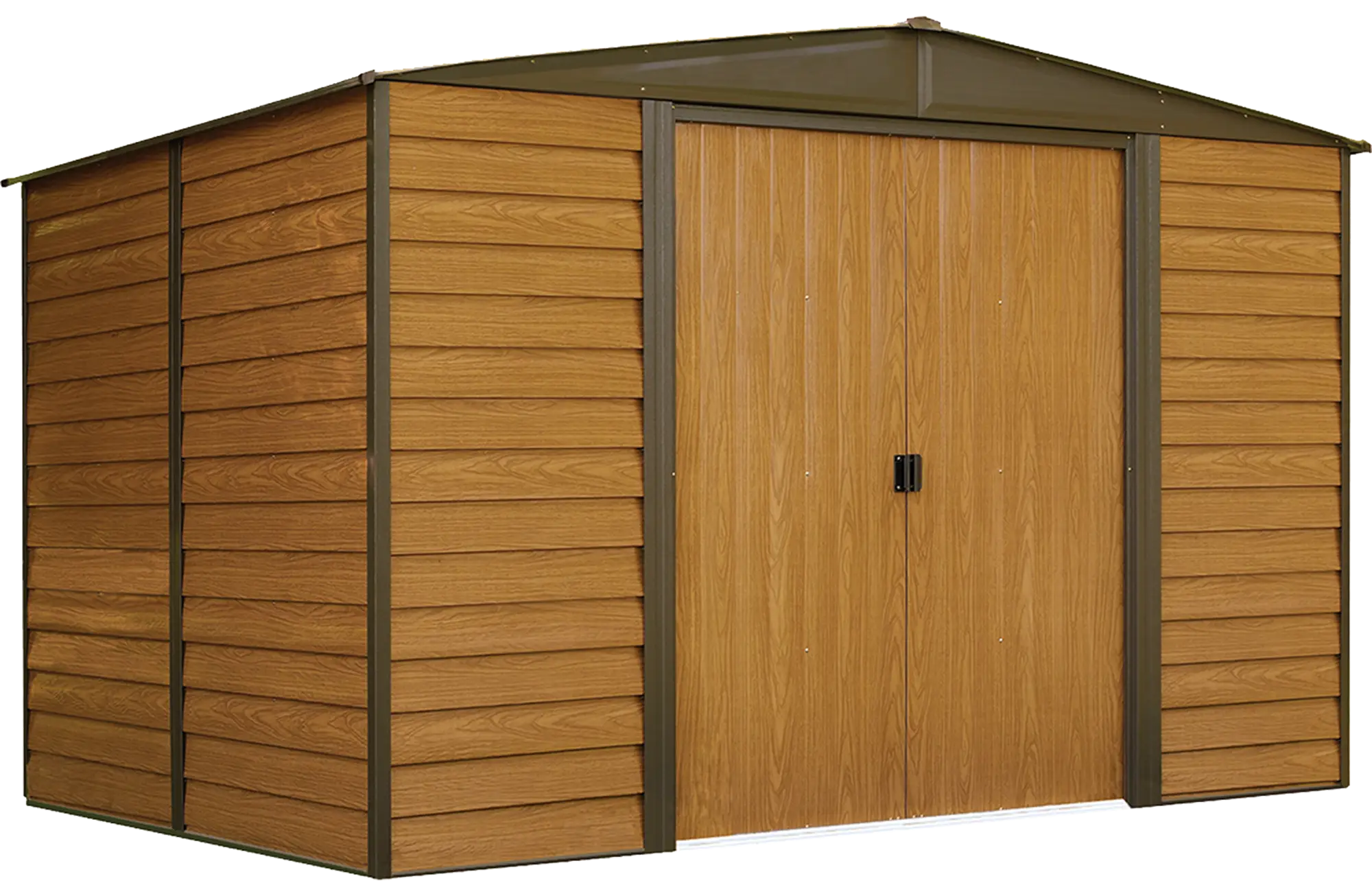 Wooden Outdoor Storage Shed with Panel Design