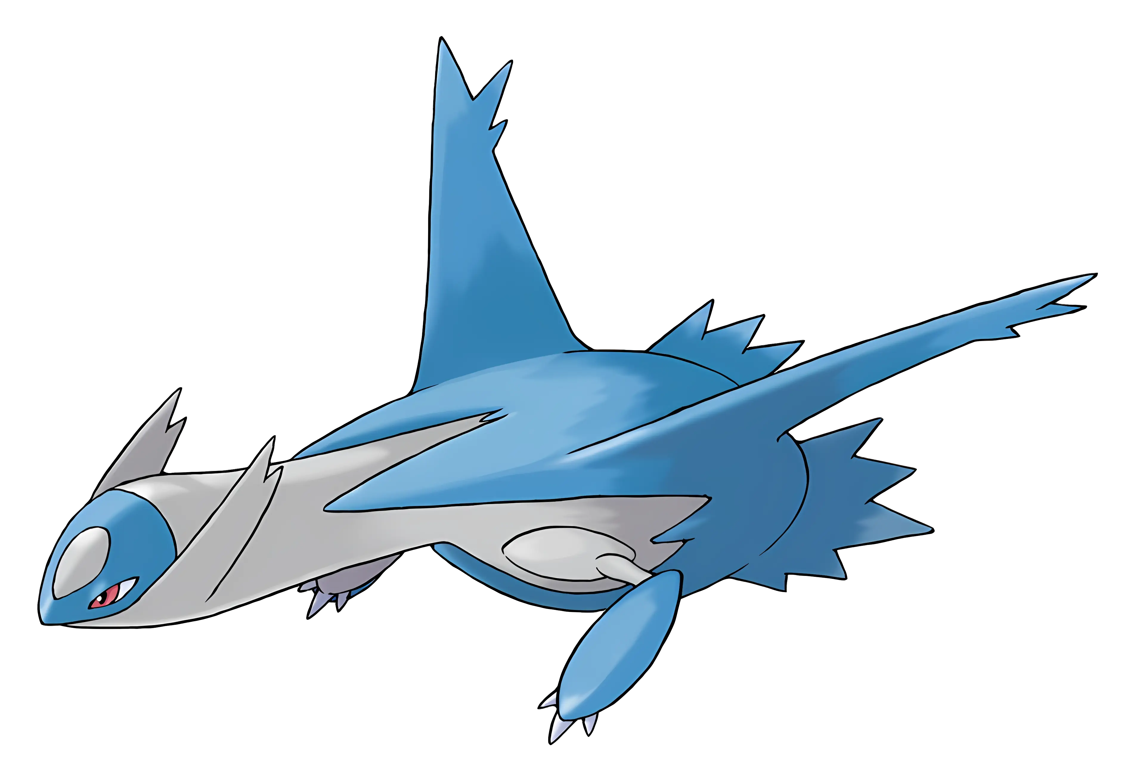 Latios Soaring Through the Sky