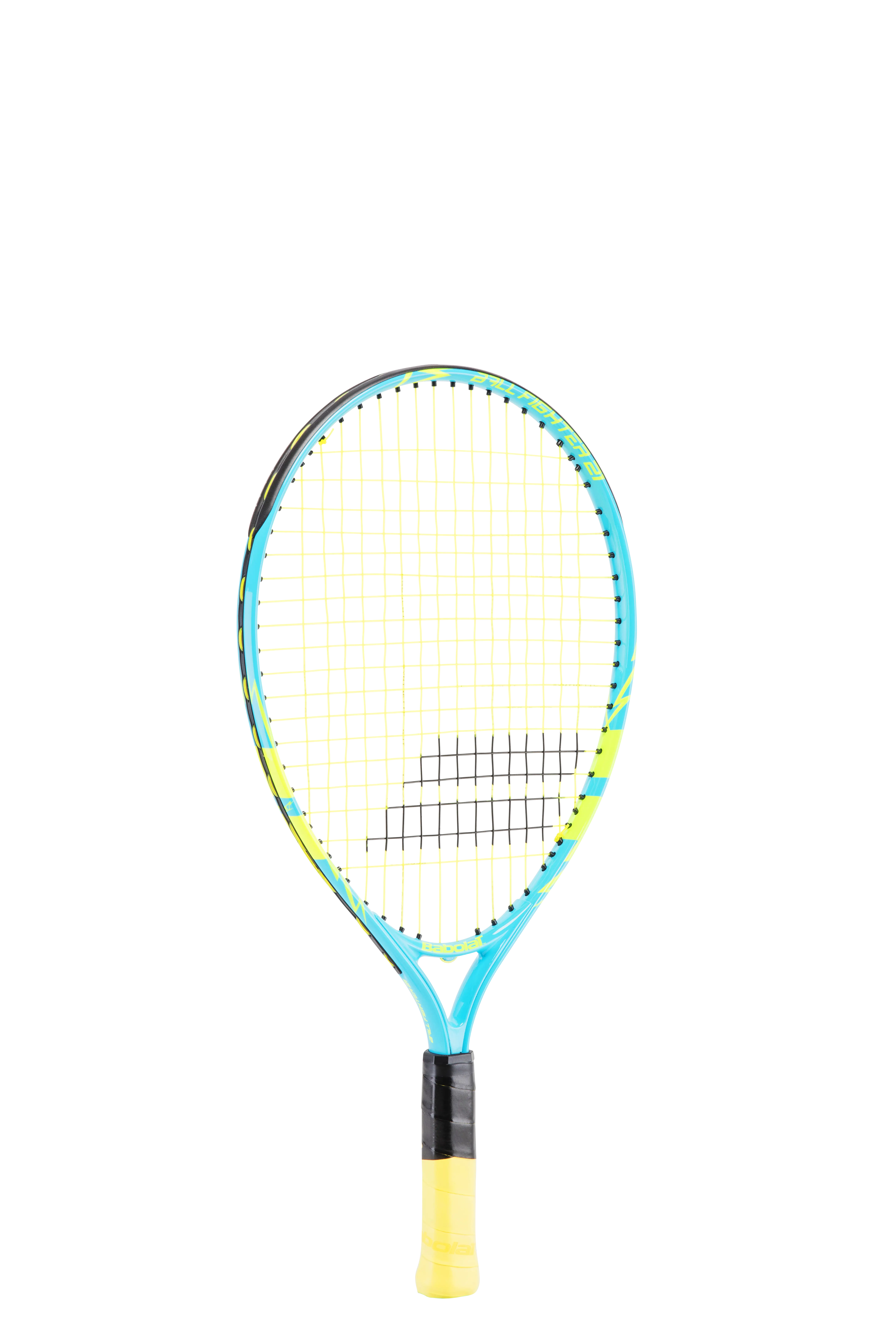 Yellow and Blue Tennis Racket for Competitive Play