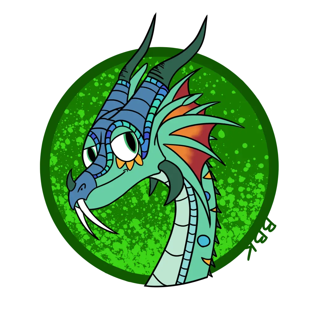 Green Fantasy Dragon