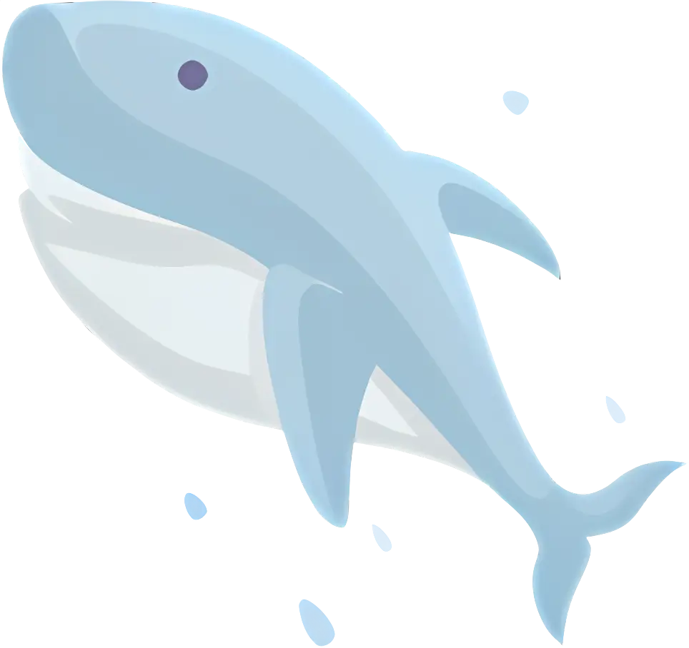Blue Shark Illustration for Aquatic Life Themes
