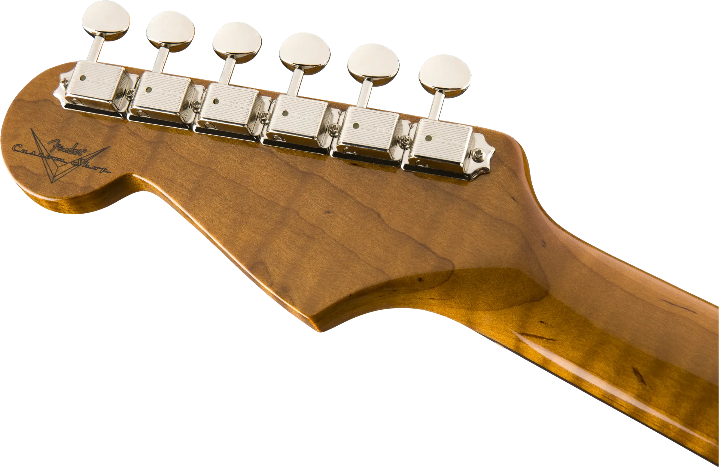 Guitar Headstock with Tuning Pegs