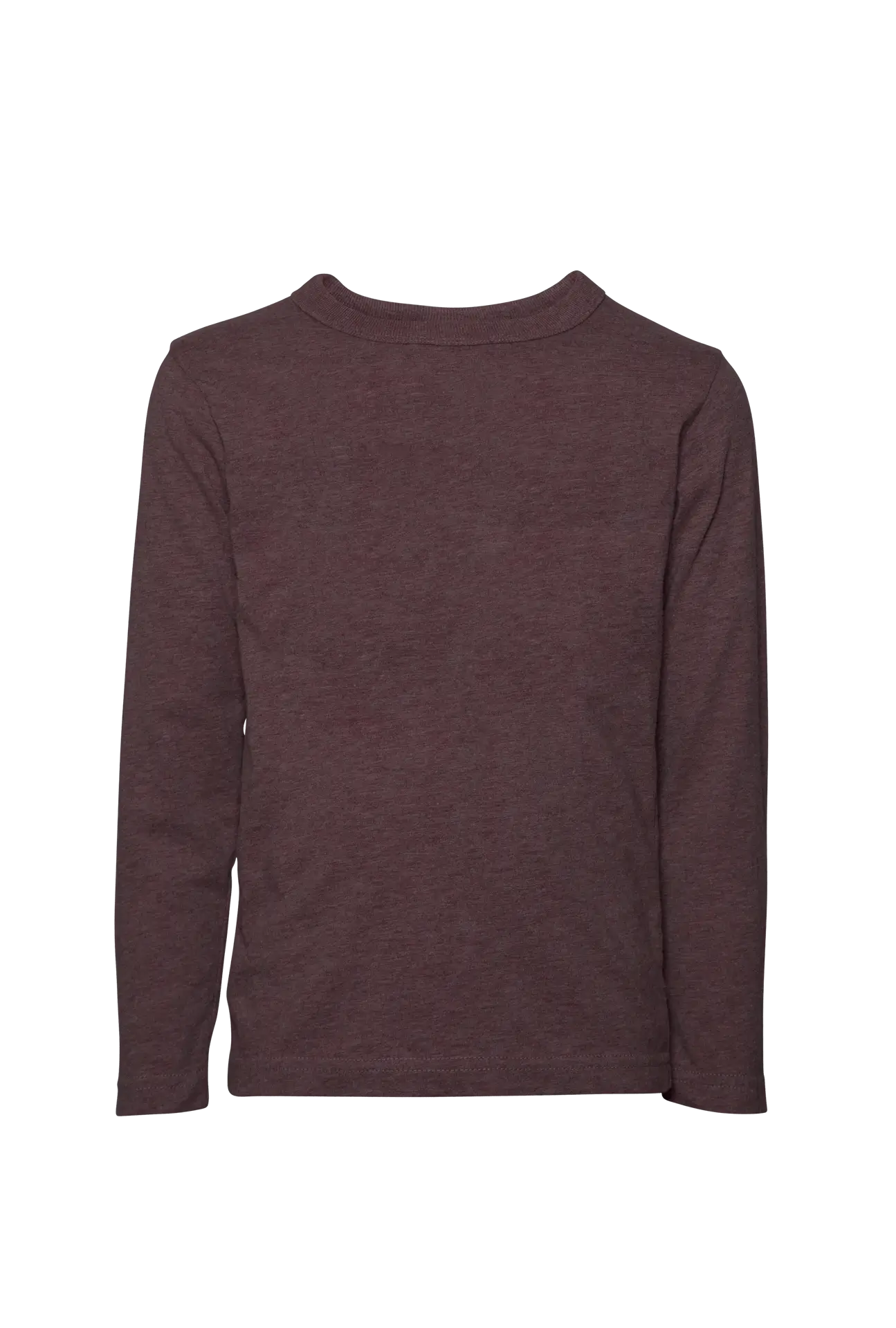 Plain Brown Long-Sleeve Shirt