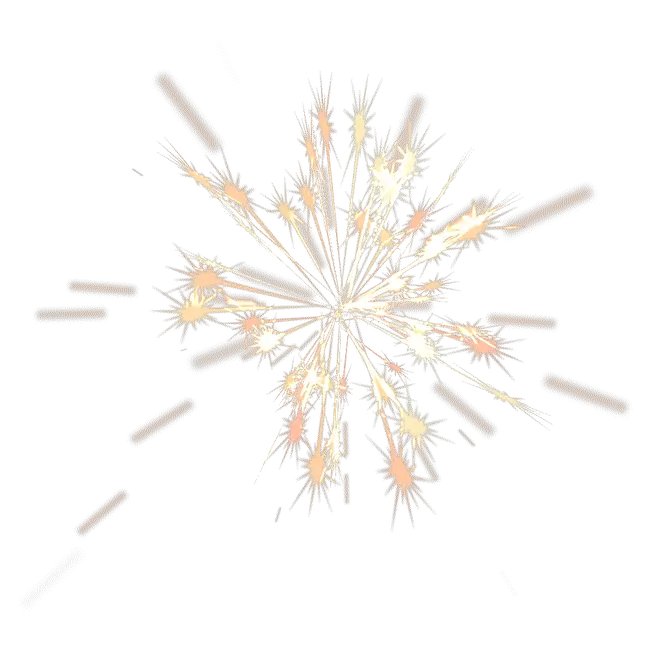Sparkler Fireworks and Festive Lights