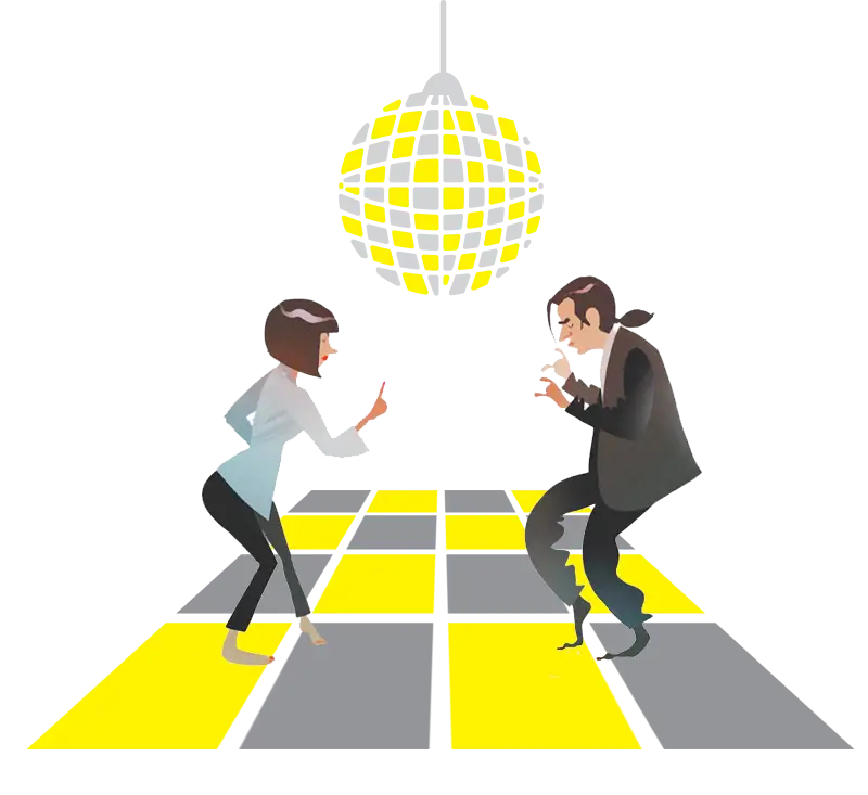 Dancing Couple Illustration