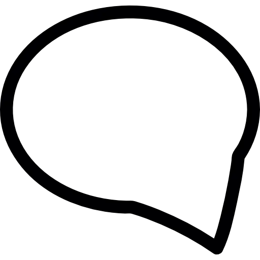 Simple Speech Bubble Icon