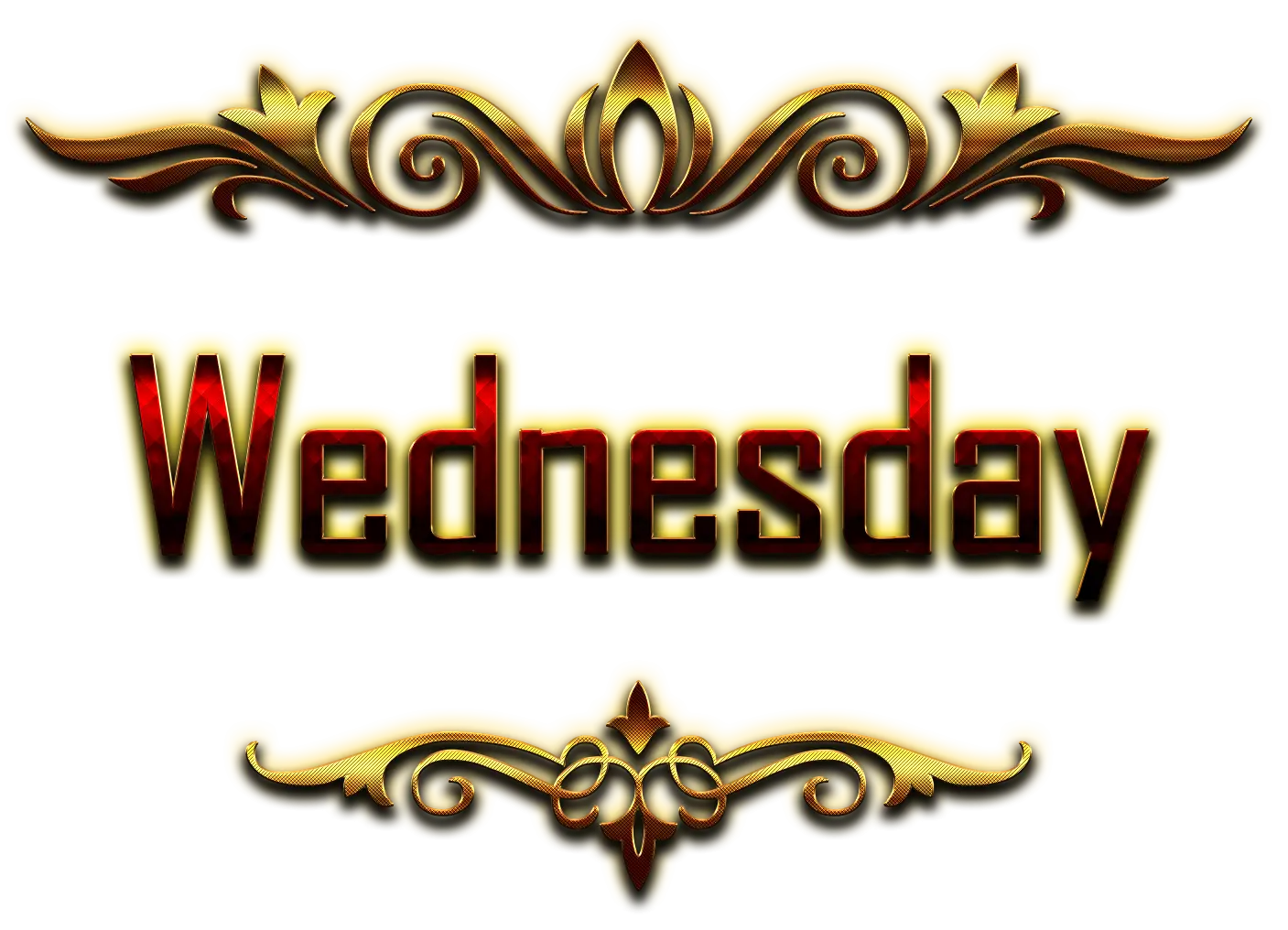 Wednesday Text Design
