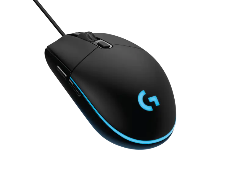 Black Gaming Mouse with LED Light