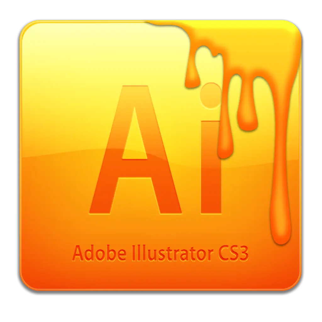 Adobe Illustrator CS3 Dripping Logo