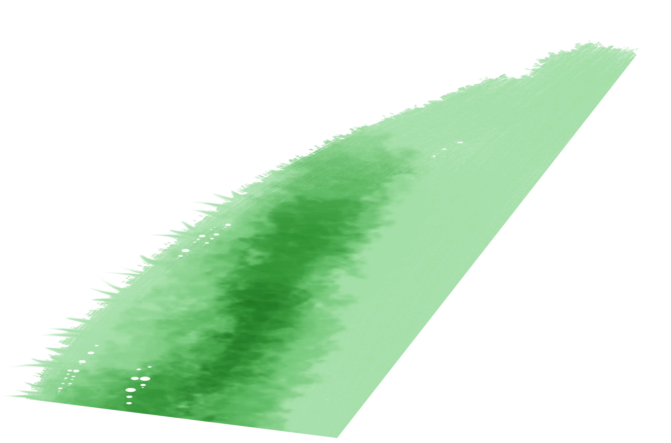 Green Brush Stroke