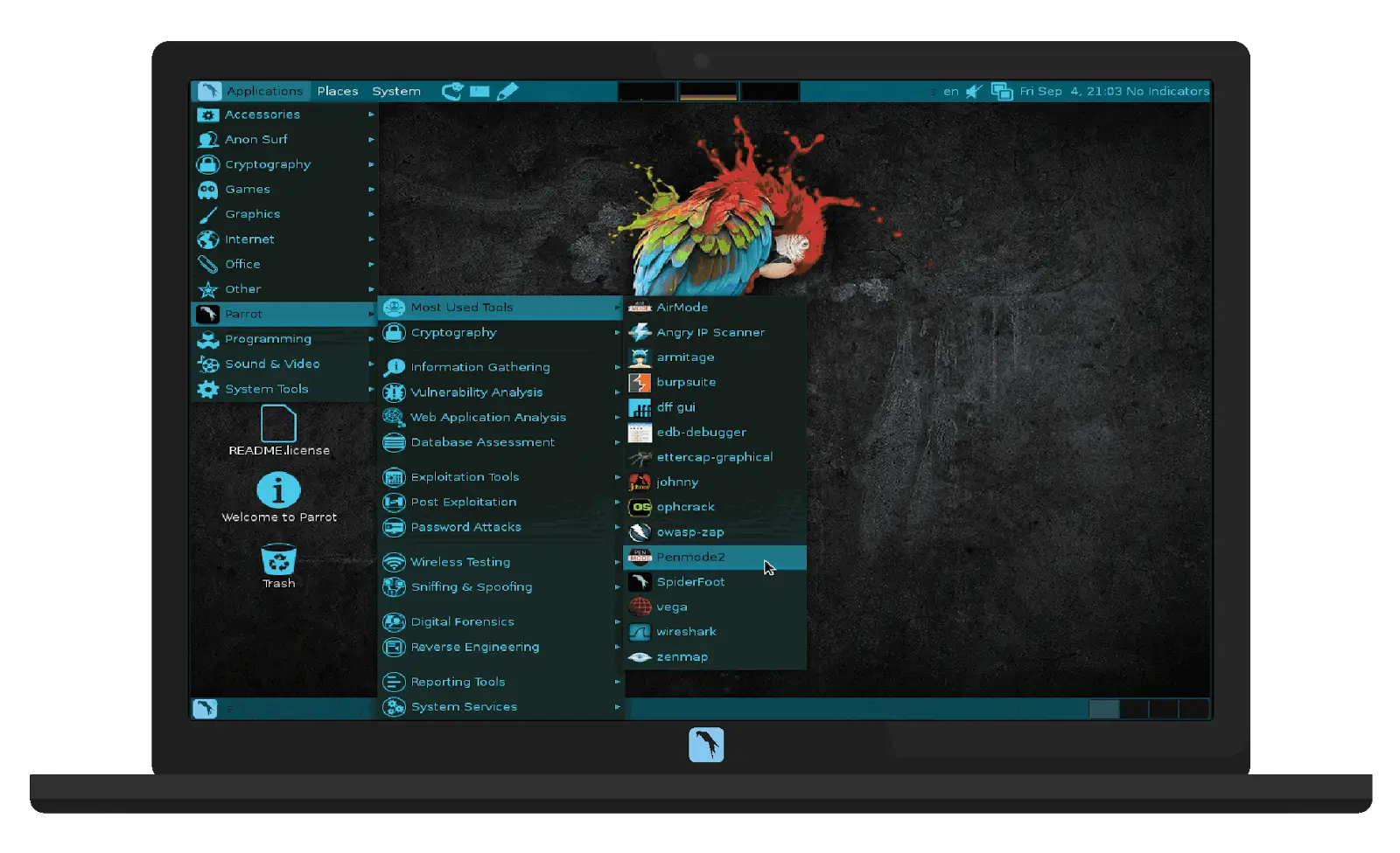 Laptop with Custom Interface