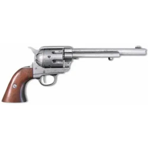 Classic Revolver Gun Illustration
