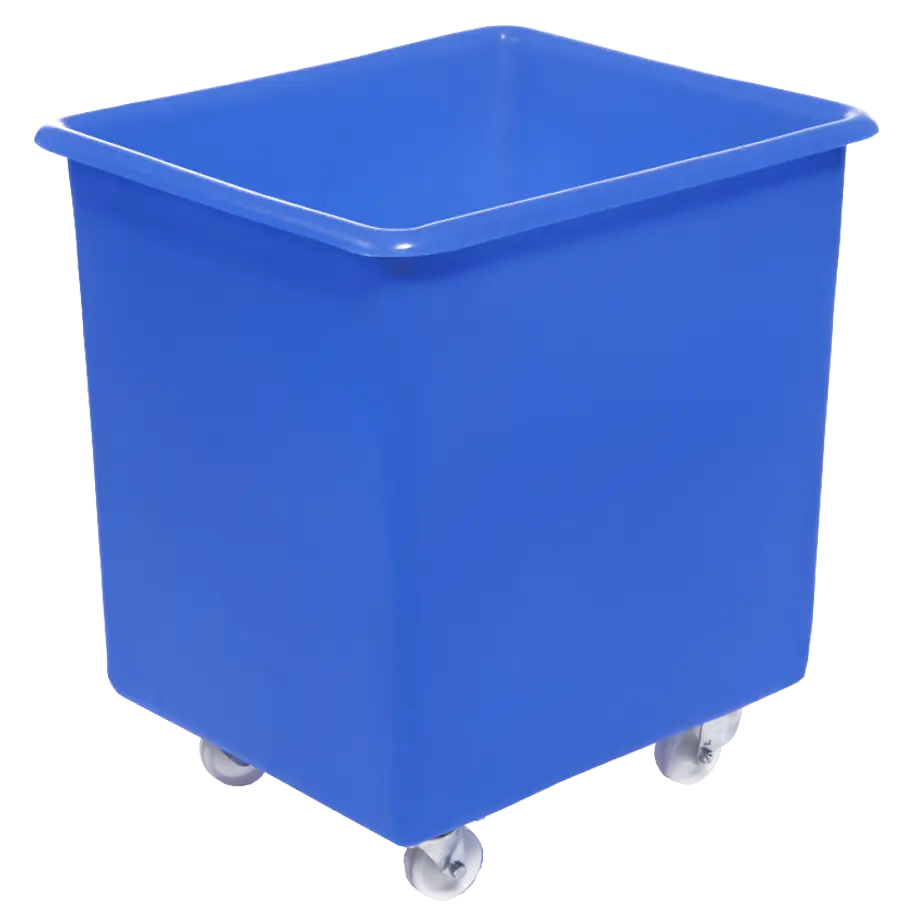 Blue Mobile Waste Bin