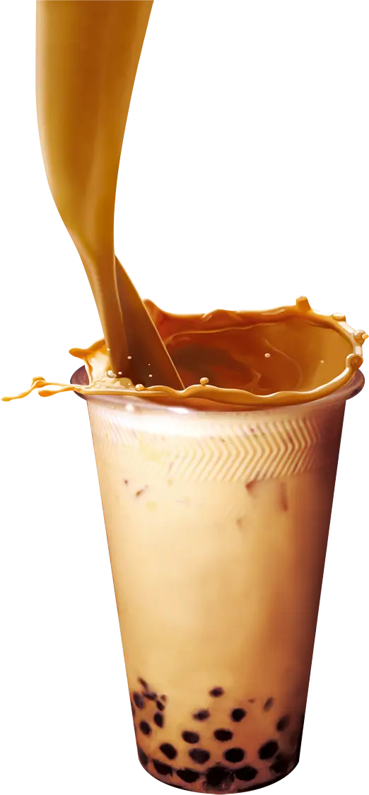 Refreshing Bubble Tea with Boba