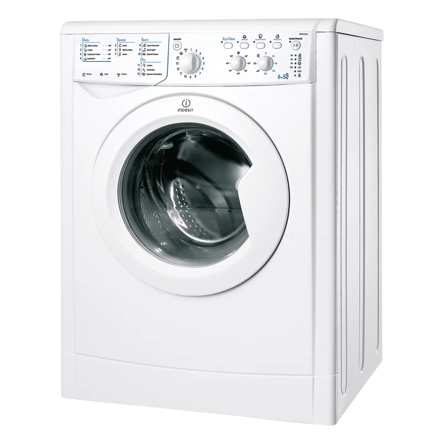 Modern White Washing Machine Appliance