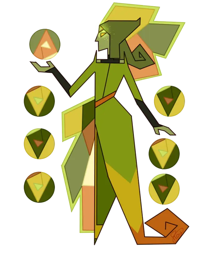 Geometric Abstract Art Figure