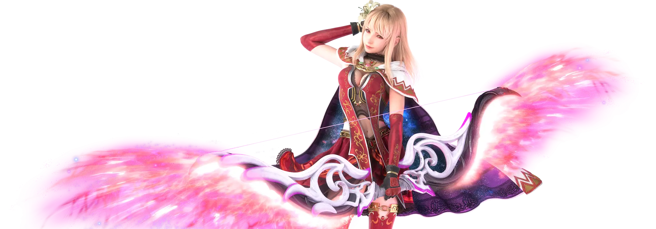 Fantasy Warrior Character with Magical Aura